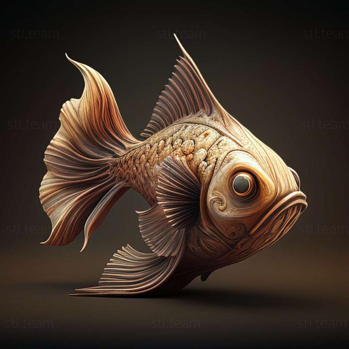 3D model Common ornatus fish (STL)